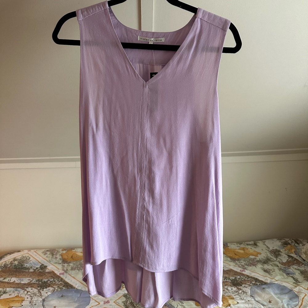 Violet + Claire sleeveless blouse